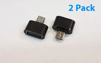 Micro USB B Male To USB 2.0 A Female OTG Adapter For Samsung S5 S6 S7 Note 2 4 5 • $3.39