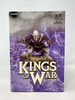 Kings Of War MGKWU26-1 Undead Ghoul Regiment (20) SEALED MANTIC 20mm BASES • $29.99