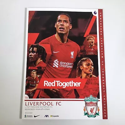 £6.50 • Buy 2022/23 Liverpool V Tottenham Hotspur  Premier League Programme