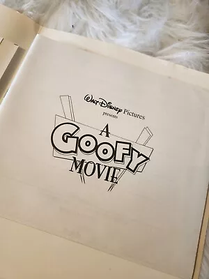 A Goofy Movie  Movie Press Kit  • $25