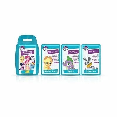 Top Trumps My Little Pony Special Flocked Pack Family Card Game New • £4.75