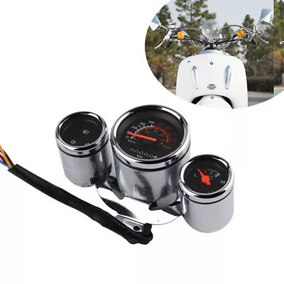 12V Motorcycle LCD Gauge Odometer Speedometer Tachometer Instrument Assembly Kit • $35.99