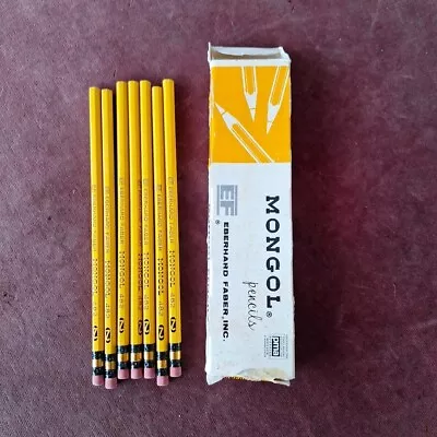 Eberhard Faber 8 MONGOL 482 PENCILS Number 2 Unsharpened • $8.95