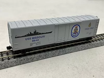 MicroTrains N Scale USS Missouri Navy Series #1 Boxcar Item #03800401 • $24.99