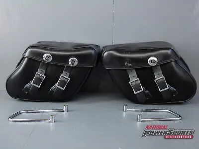 2002-2008 Genuine Kawasaki Vn1500 Vn1600 Mean Streak Frontier Chubby Saddlebags • $170