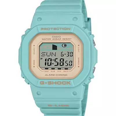 Casio G-Shock G-Lide GLX-S5600-3JF Tide Moon Data Chrono Digital Women Watch NEW • £119.65