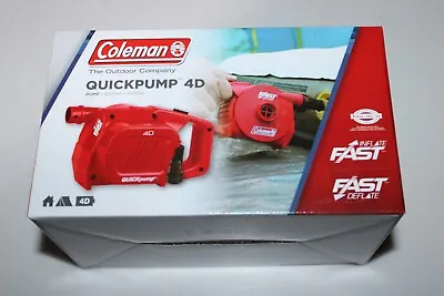 Coleman Quickpump 4D Handheld Battery Powered Air Pump For Inflatable Mattress  • $22.99