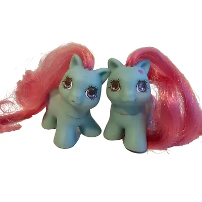 Hasbro My Little Pony G1 Teeny Tiny Twins Rattles & Tattles Vintage MLP 1989 • $55