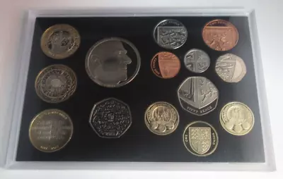 2011 Proof Year Set UK Royal Mint 14 Coin Boxed In Case With COA • £124.99