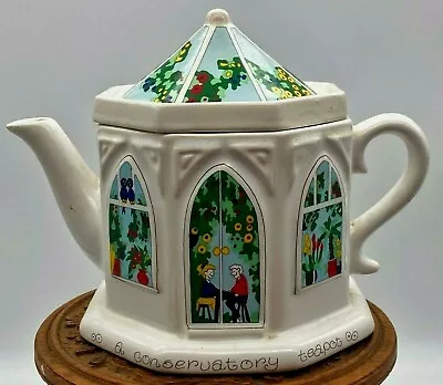 Wade Vintage England Teapot With Lid English Life Teapots  A Conservatory Teapot • £50