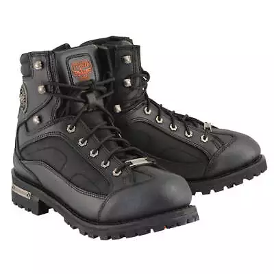 Milwaukee Leather MBM9080 Men's Motorcycle Rider Boots W/ Gear Shift Protection • $142.99