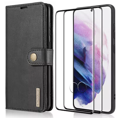 Magnetic Leather Wallet Card Case Samsung Note 20/Ultra S21 S20 Ultra 5G S7edge • $31.34