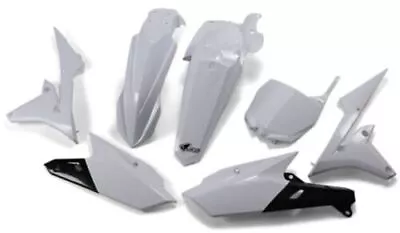 UFO Complete Plastics Kit White Yamaha YZ450F/YZ250F 4-Stroke 2014-2016 11-2826 • $104.36