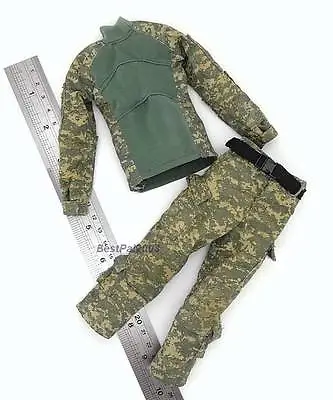 1/6 Hot Toys US 10th Mountain Div Sniper Army Combat Shirt + ACU Pants W/ Belt • $42.99