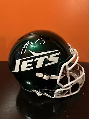 Aaron Rodgers Signed Helmet Fanatics Full Sized Replica Riddell New York Jets • $350