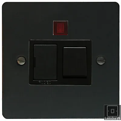 £7.99 • Buy Volex Flat Matt Black Light Switches And Electrical Sockets Metal Back Plate
