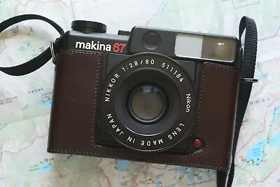 Plaubel Makina 67 - Incredible Camera With Leather Half-case • $1800