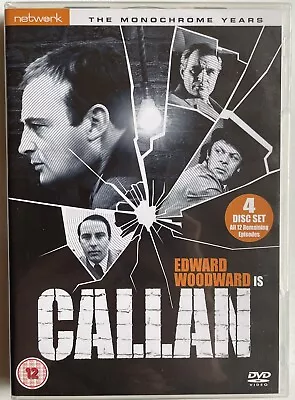 Callan - The Monochrome Years DVD  4 Disc Region 2 Edward Woodward Ex Condition • £12.99