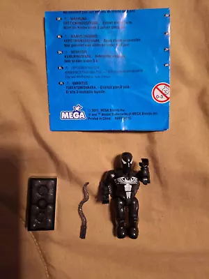 Mega Bloks Black Spiderman Mini Figure-open Pack • $14.53