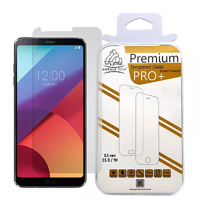 New 100% Gorilla Tech Genuine Tempered Glass Film LCD Screen Protector For LG G6 • £3.99