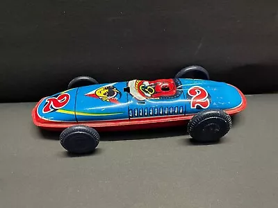 Old Vintage Rare Handmade Multicolor Litho Tin Toy Indy Racer Car Made In Japan • $90.25