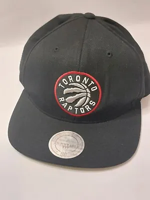 Mitchell & Ness  NBA Toronto Raptors Grey Black Adjustable Snapback Cap . VGC • £9.99