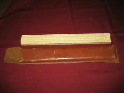 A.W. Faber Castell Slide Rule Made In Germany – Missing Cursor • $12.50
