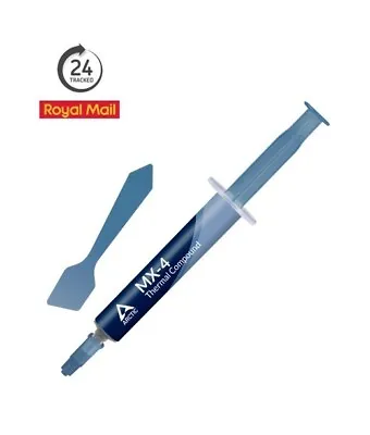 ARCTIC MX-4 4g Thermal Compound Paste Tube 2024 & Spatula Spreader No Silver • £6.67