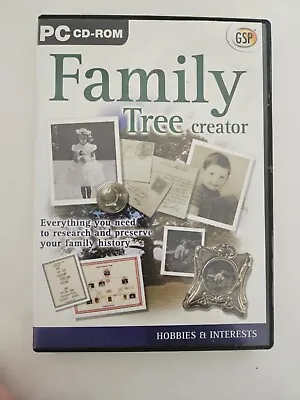 Family Tree Creator Windows 95 200 2003 Top-quality Free UK Shipping • £2.35