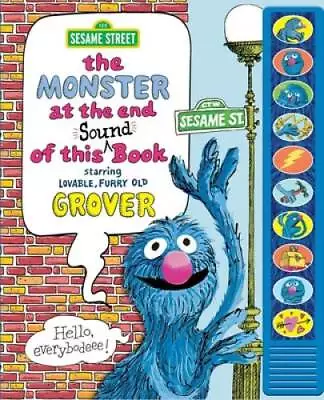 Sesame Street - The Monster At The End Of This Sound Book With Grover - P - GOOD • $13.08