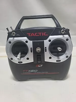 Tactic SLT TTX610 2.4 Ghz 6 Channel RC Transmitter Untested  Parts Only  • $35