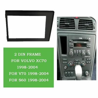 2Din Car Radio Stereo Fascia Frame For Volvo XC70 V70 S60 1998-2004 178X100mm • $19.43