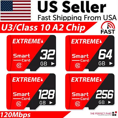 High Speed Memory For Micro SD Card 32GB 64GB 128GB 256GB TF Card Ultra Class 10 • $23.89