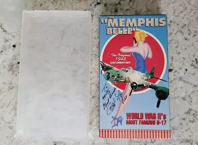 Robert Morgan Memphis Belle Autographed VHS Cover W/ Protective  Cover No COA • $24