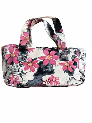 Fossil Purse Small Map Floral Pattern Bag - Women Pink World Atlas Floral Bag • $20