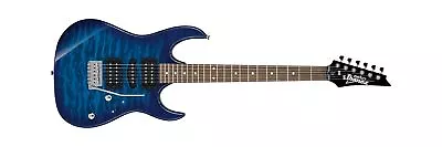 Ibanez 6 String Solid-Body Electric Guitar Right Blue (GRX70QATBB) • $203.28