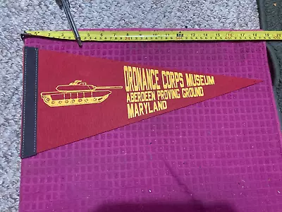 VTG Aberdeen Maryland MD Pennant Proving Ground ORDNANCE CORPS MUSEUM -SHIP FAST • $17.69