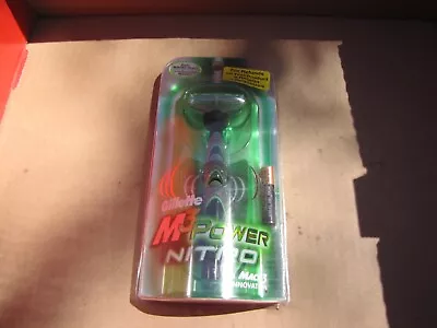 New Gillette MACH3 M3 Power Nitro Razor SEALED OLD STOCK  RARE HTF • $140