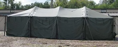 Military Tent MGPTS Green 18' X 36' Type 2 And 3 Camping Hunting Off Grid Tent • $1000