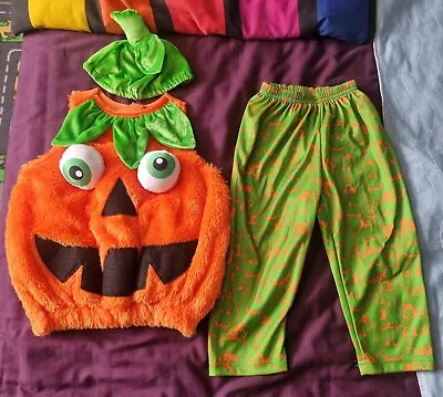 Halloween Baby Pumpkin Costume Size 24months 2y • £6