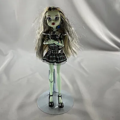 Frankie Stein Monster High Wave 1 Doll W Gold Elastic Hip Band • $69.99