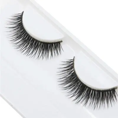 £1.97 • Buy Reusable 3D Mink Hair Glue-Free Self-Adhesive Lashes Natural Curl Eyelashes UK