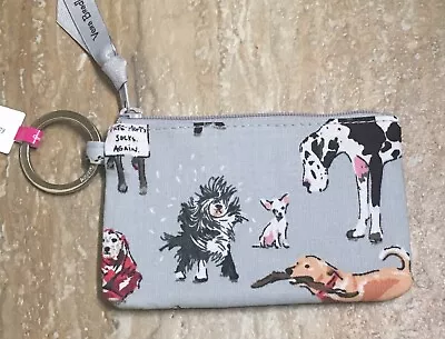 NEW Vera Bradley Dog Show Zip ID Case Holder Great Dane Chi Shaggy NWT Exact • $19.99