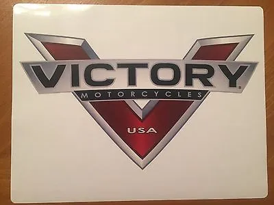 Tin Sign Vintage Victory Motorcycles USA • $15