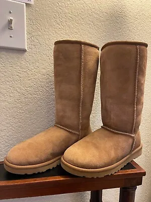 UGG Classic Tall - Chestnut Suede Boots - US Size 5 • $30