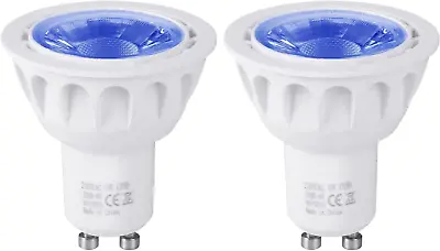 £18.83 • Buy REYLAX GU10 Blue Light Bulbs, 6W LED Spotlight Bulb, Coloured Spot Lights Bulb