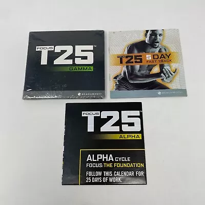 NEW SEALED Focus T25 T 25 Gamma Beachbody DVD Set Strength Cycle • $17.95