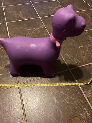 AOLIGE Dinosaur Bouncy Horse Hopper Ride On Animal Toy Purple Kid Core Playroom • $34