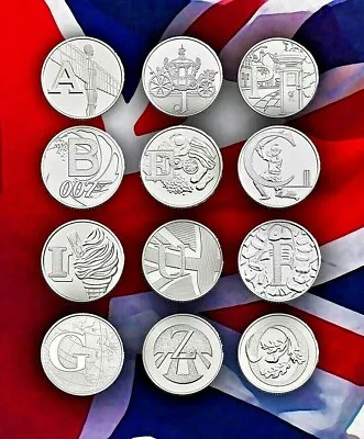 2018 Alphabet 10p Coins A-Z Great British Coin Hunt BU Uncirculated  ROYAL MINT • £5.99