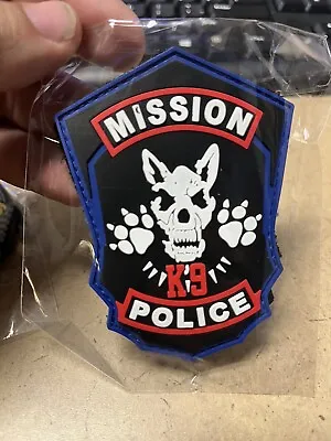 Mission Police K-9 PVC Patch • $15